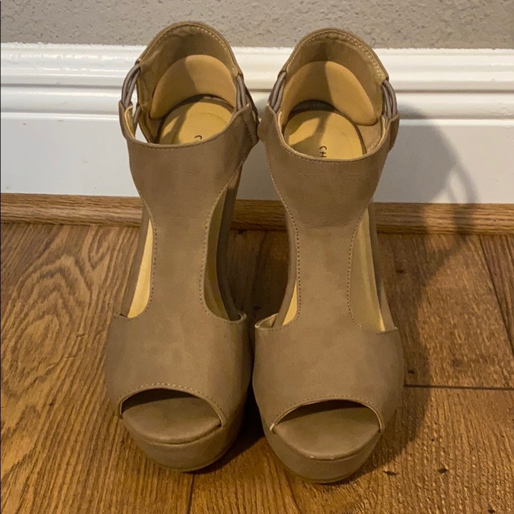 Chinese Laundry Nude Wedges